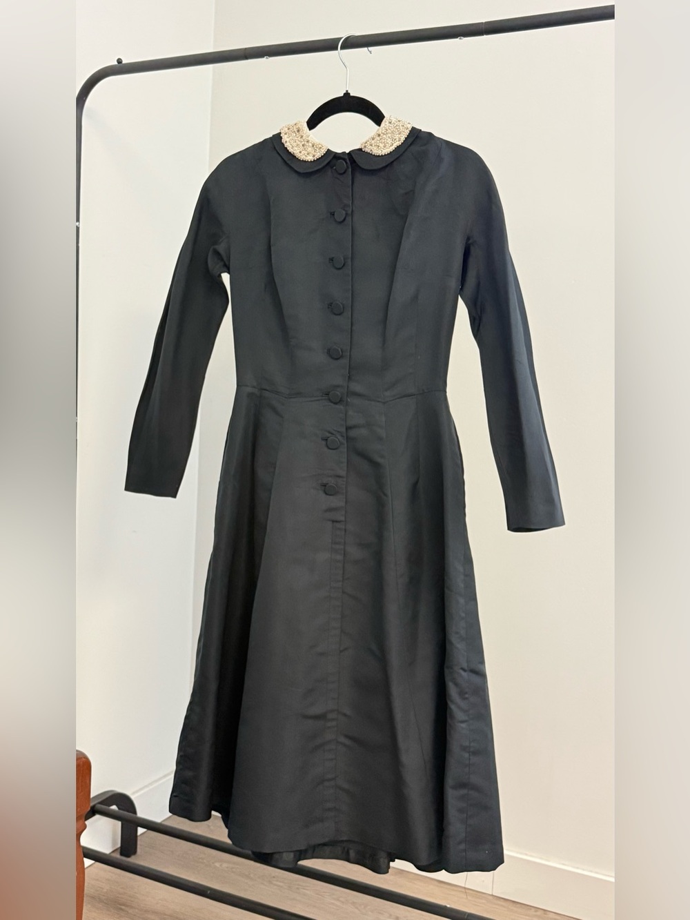 Vintage 40s/50s Jack Liebman Original Fashion Preferred Heavy Silk Coat Dress